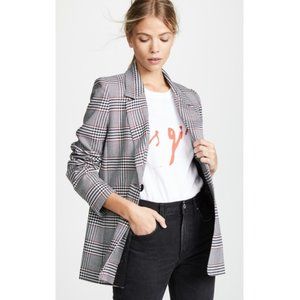 ANINE BING Madeleine Blazer (black/white)